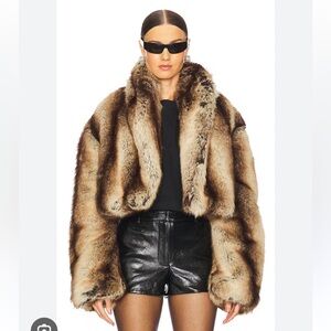 AFRM Stephanie Jacket in Taupe